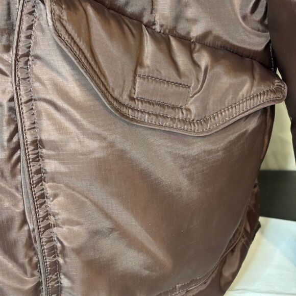 Rocawear Puffer‎ Zip Winter Jacket Brown Men 2XL - Picture 5 of 15